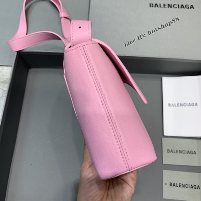 Balenciaga巴黎世家專櫃爆款小號粉色Hourglass沙漏包 fyj1830